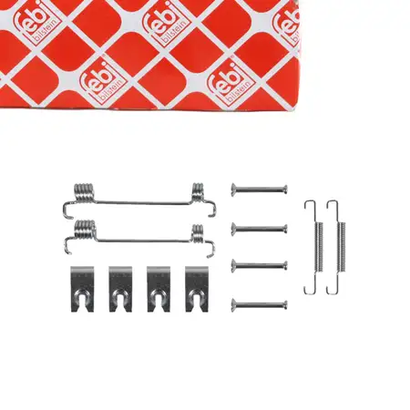 febi 182061 Zubeh&ouml;rsatz Montagesatz Federnsatz f&uuml;r Bremsbacken hinten
