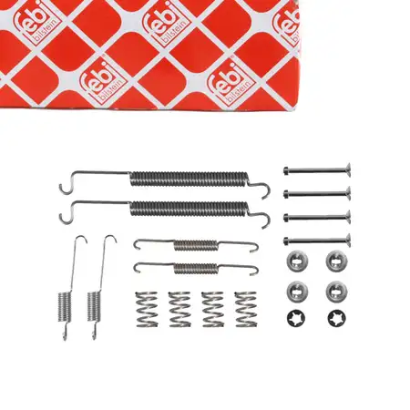 febi 182163 Zubeh&ouml;rsatz Montagesatz Federnsatz f&uuml;r Bremsbacken hinten