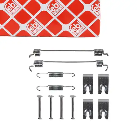 febi 182188 Zubeh&ouml;rsatz Montagesatz Federnsatz f&uuml;r Bremsbacken hinten
