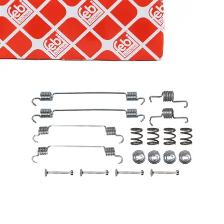 febi 182546 Zubeh&ouml;rsatz Montagesatz Federnsatz f&uuml;r Bremsbacken hinten