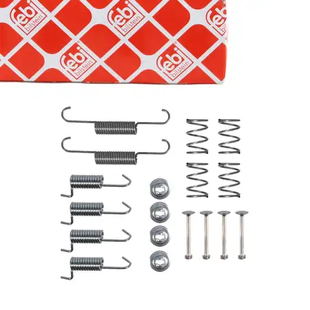 febi 182565 Zubeh&ouml;rsatz Montagesatz Federnsatz f&uuml;r Bremsbacken hinten