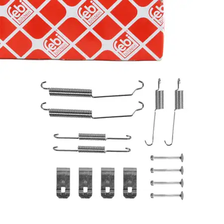 febi 182568 Zubeh&ouml;rsatz Montagesatz Federnsatz f&uuml;r Bremsbacken hinten