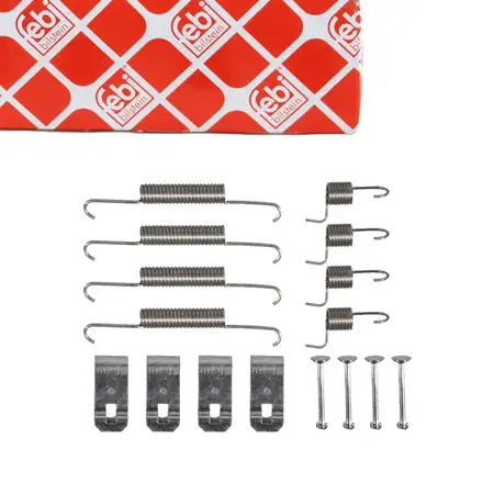 febi 182579 Zubeh&ouml;rsatz Montagesatz Federnsatz f&uuml;r Bremsbacken hinten