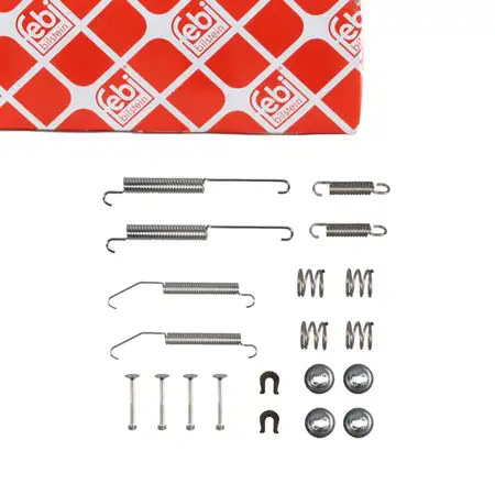 febi 182588 Zubeh&ouml;rsatz Montagesatz Federnsatz f&uuml;r Bremsbacken hinten