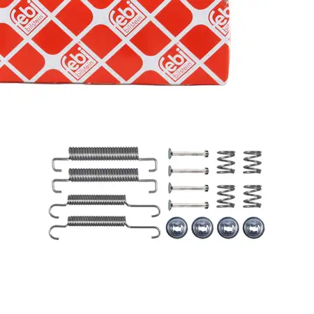 febi 182594 Zubeh&ouml;rsatz Montagesatz Federnsatz f&uuml;r Bremsbacken hinten