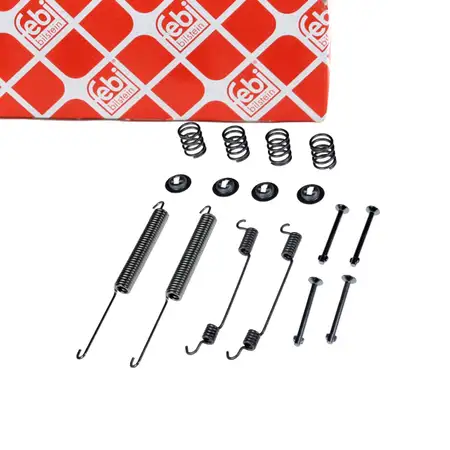febi 182809 Zubeh&ouml;rsatz Montagesatz Federnsatz f&uuml;r Bremsbacken hinten