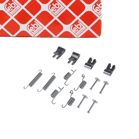 febi 182825 Accessory Kit, Mounting Kit, Spring Set for Rear Brake Shoes