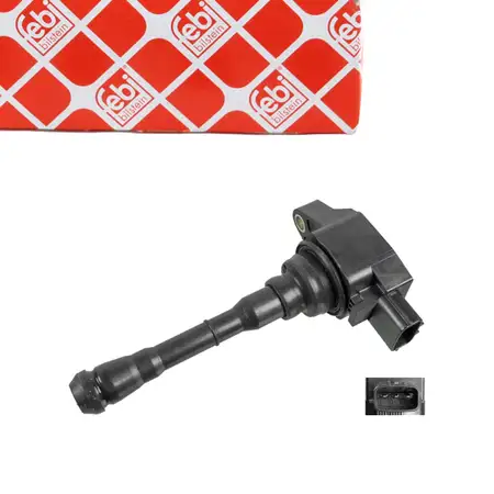 febi Z&uuml;ndspule f&uuml;r RENAULT Kadjar Megane 4 NISSAN Juke X-Trail 3 Pulsar Qashqai 2 1.6 1.8