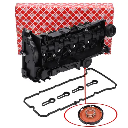febi Ventildeckel + Dichtung f&uuml;r BMW F20-23 F30-34 F32 F10/11 G30/31 X3-5 B47 11128581798