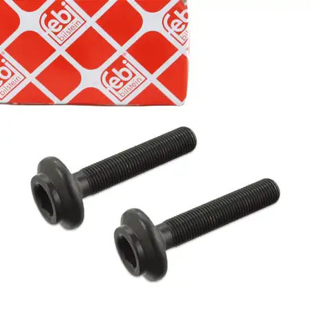 2x febi 03634 Achsschraube Antriebswelle M14x1,5 f&uuml;r VW AUDI SKODA VW vorne 4B0407643