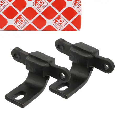 2x febi Anschlagpuffer Motoraufh&auml;ngung f&uuml;r MERCEDES-BENZ 123 C123 W123 S123 1232400365