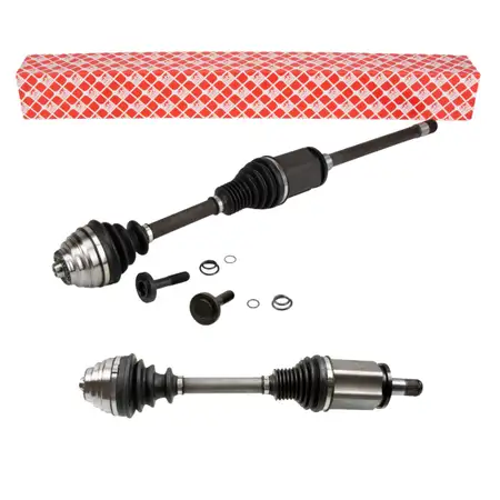 2x febi Antriebswelle f&uuml;r BMW 1er F20 F21 2er F22 F23 3er F30-34 4er F32-36 xDrive vorne