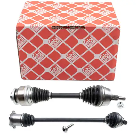 2x febi Antriebswelle f&uuml;r VW MULTIVAN TRANSPORTER T5 2.5 TDI 6-Gang Schaltung vorne