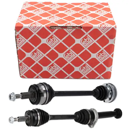 2x febi Antriebswelle f&uuml;r VW Multivan Transporter T5 T6 2.0 TDI 5-Gang Schaltung vorne