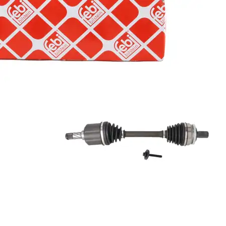 febi 196463 Drive shaft + bolt for VOLVO S60 1 V70 2 2.4 front left 8252035