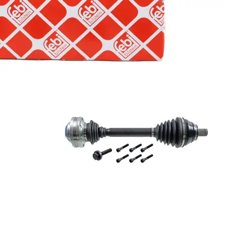febi 1001655 Antriebswelle + Schrauben f&uuml;r VW Golf 7 AUDI A3 SEAT Leon 1.4 1.8 vorne links