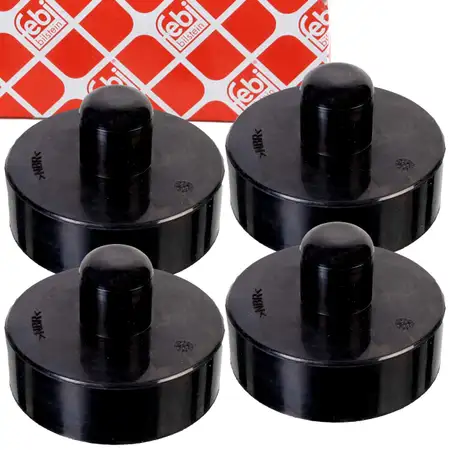 4x febi 173025 Aufnahme Wagenheber Wagenheberaufnahme f&uuml;r TESLA Model S 3 10 Y