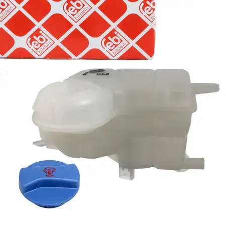 febi Ausgleichsbeh&auml;lter K&uuml;hlmittel + Deckel + Sensor f&uuml;r AUDI A6 4F C6 3.0 4.2 2.7/3.0 TDI