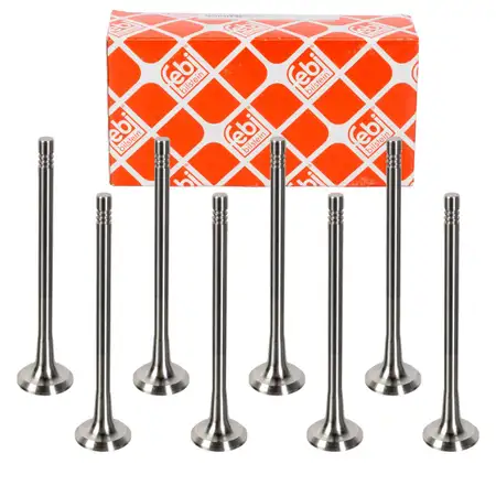 8x febi Auslassventil f&uuml;r MERCEDES W205 S205 OM626 RENAULT Megane 3 4 Scenic 3 1.6 dCi