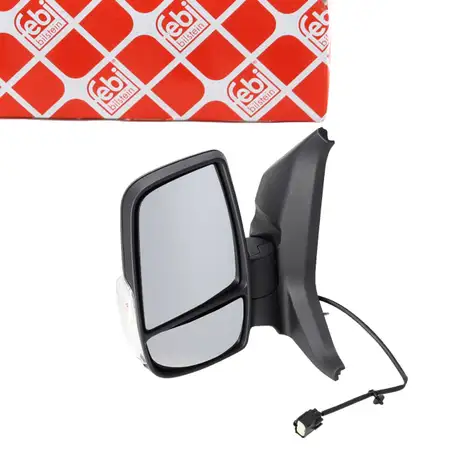 febi 198363 Au&szlig;enspiegel Seitenspiegel f&uuml;r FORD Transit V363 links 2366799