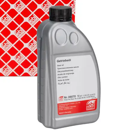 1L 1 liter febi 39070 Transmission fluid Automatic transmission fluid for VW TL52182 DCTF-1 YELLOW