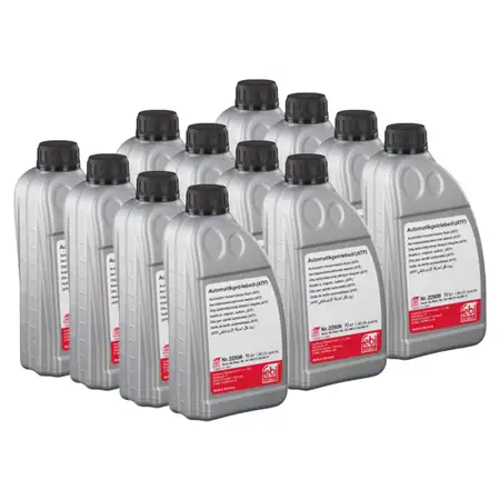 12L febi ATF Automatikgetriebe&ouml;l ROT f&uuml;r MB 235.71 236.6/9/10/13 VW TL 52533 Dexron III