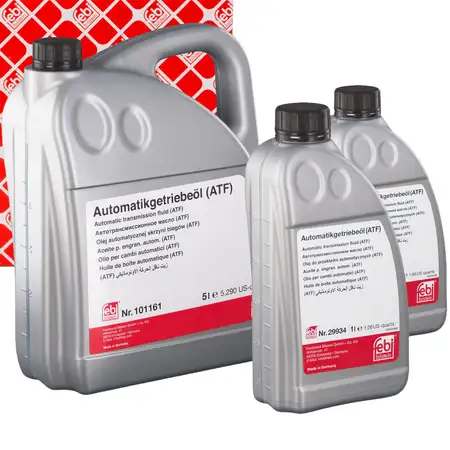 7L 7 Liter febi Automatikgetriebe&ouml;l ATF BMW FORD MINI OPEL PSA VOLVO VW