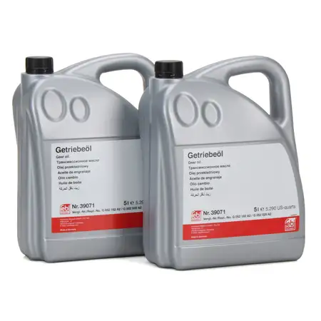 10L 10 Liter FEBI Getriebe&ouml;l Automatikgetriebe&ouml;l f&uuml;r VW DSG TL52182 DCTF-1 GELB