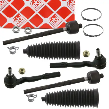 2x febi PROKIT Spurstange + Kopf + Manschette f&uuml;r MERCEDES E-Klasse W211 S211 CLS vorne