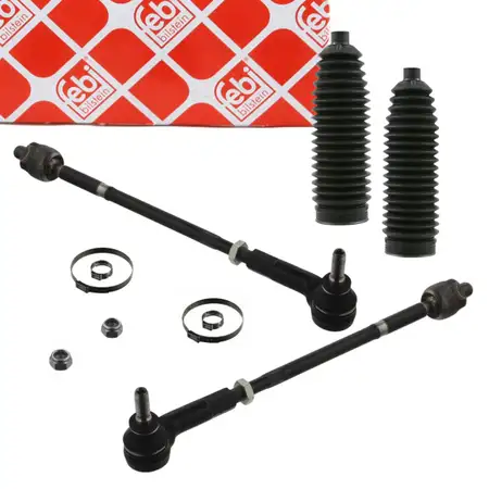 2x febi Spurstange + Kopf + Manschette f&uuml;r VW Golf 4 Bora AUDI 8L1 Leon 1M Octavia 1 vorne