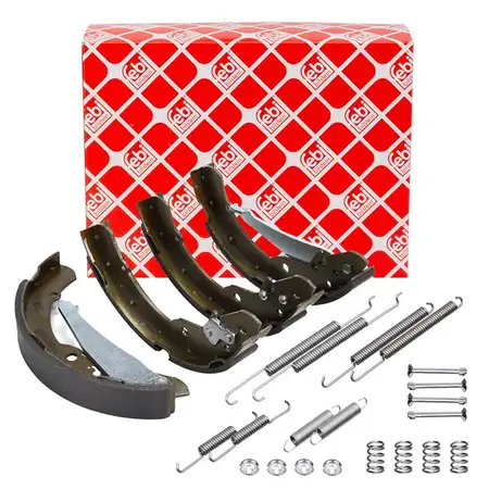 febi Bremsbacken + Zubeh&ouml;r Satz f&uuml;r VW Caddy 2 SKODA Octavia 1 1KG/1KN Roomster 1KC hinten