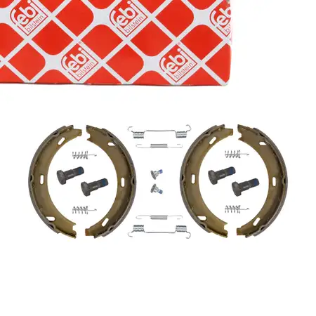 febi 08200 Bremsbackensatz + Zubeh&ouml;r Feststellbremse hinten