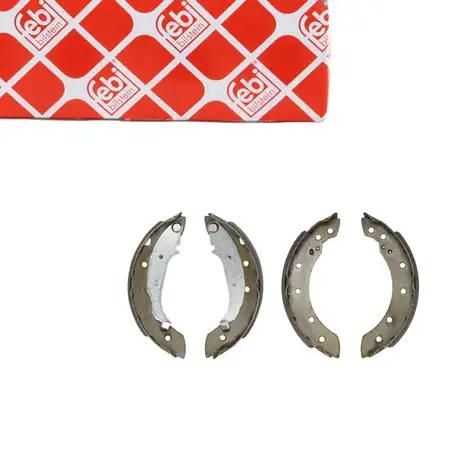 febi 188429 Bremsbackensatz Bremsanlage Satz f&uuml;r RENAULT Laguna 1 Hinterachse 7701203979