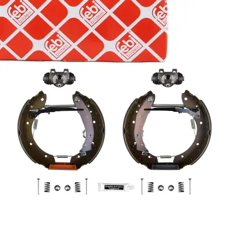 febi 37486 Bremsbackensatz + Radbremszylinder + Zubeh&ouml;r Feststellbremse hinten