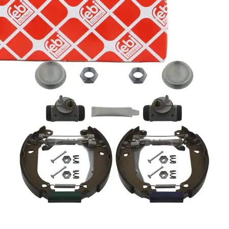 febi 37494 Bremsbackensatz + Radbremszylinder + Zubeh&ouml;r Feststellbremse hinten