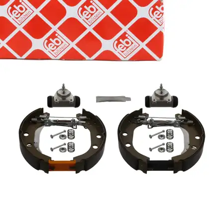 febi 37512 Bremsbackensatz + Radbremszylinder + Zubeh&ouml;r Feststellbremse hinten