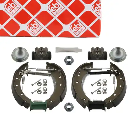 febi 37544 Bremsbackensatz + Radbremszylinder + Zubeh&ouml;r Feststellbremse hinten
