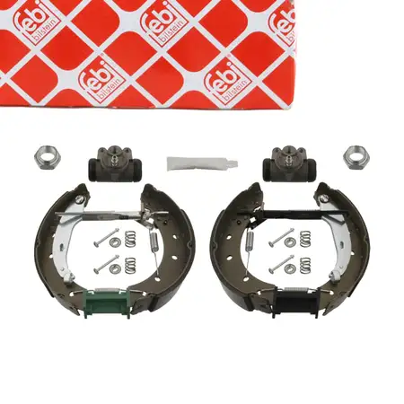 febi 37546 Bremsbackensatz + Radbremszylinder + Zubeh&ouml;r Feststellbremse hinten