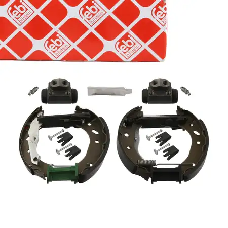 febi 37666 Bremsbackensatz + Radbremszylinder + Zubeh&ouml;r Feststellbremse hinten