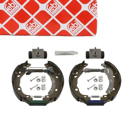 febi 37239 Bremsbackensatz + Radbremszylinder + Zubeh&ouml;r Feststellbremse hinten