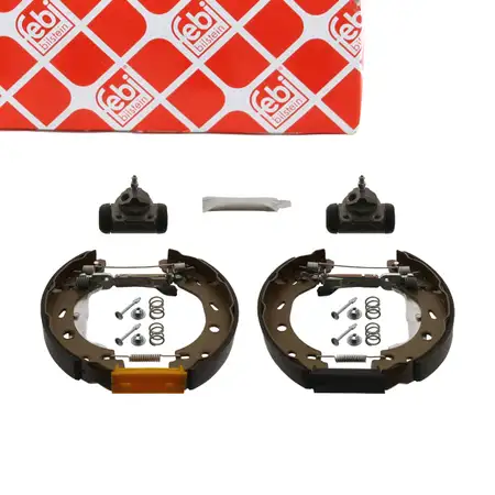 febi 38618 Bremsbackensatz + Radbremszylinder + Zubeh&ouml;r Feststellbremse hinten