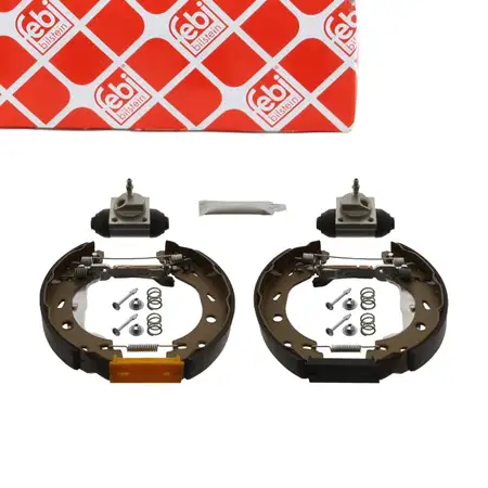 febi 38619 Bremsbackensatz + Radbremszylinder + Zubeh&ouml;r Feststellbremse hinten