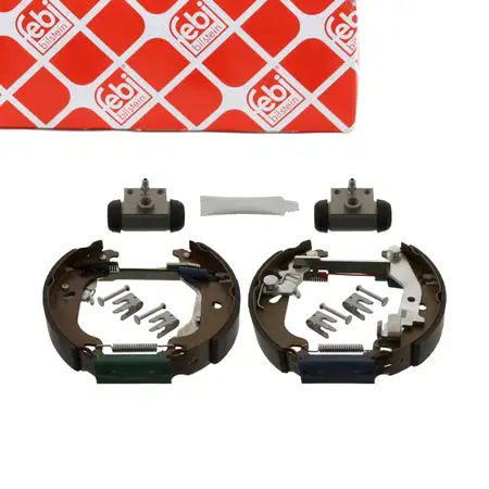 febi 38745 Bremsbackensatz + Radbremszylinder + Zubeh&ouml;r Feststellbremse hinten