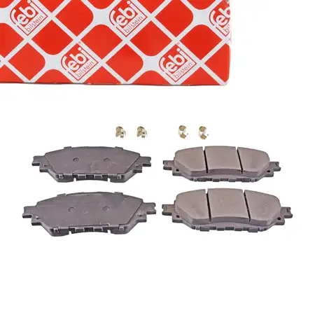 febi 116421 Bremsbel&auml;ge f&uuml;r TOYOTA Hilux 8 _N1_ 2.4 D 150 PS mit 275mm Scheiben vorne