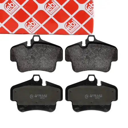 febi Bremsbel&auml;ge f&uuml;r PORSCHE 996 997 3.6 3.8 Carrera Turbo 987 2.7-3.4 hinten