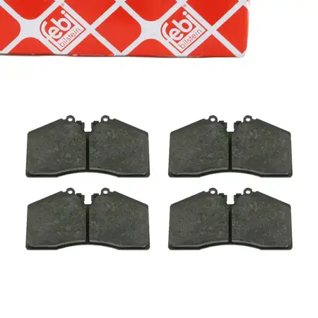 febi Bremsbel&auml;ge f&uuml;r PORSCHE 911 993 Carrera Turbo 928 944 968 vorne o. hinten