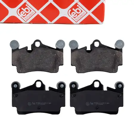 febi Bremsbel&auml;ge Bremssteine f&uuml;r VW Touareg 7L AUDI Q7 4LB PORSCHE Cayenne 92A 9PA hinten