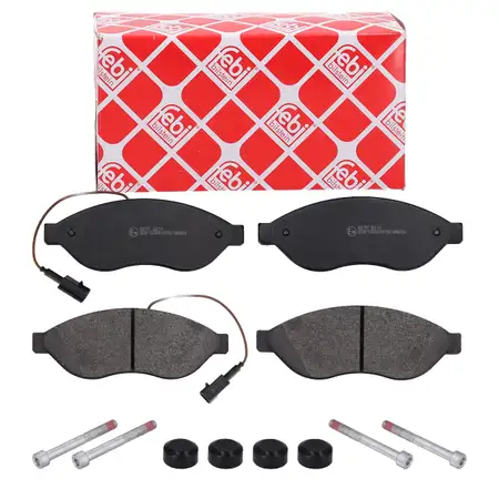 febi 177451 Bremsbel&auml;ge + Sensor f&uuml;r CITROEN Jumper 2 FIAT Ducato 250 PEUGEOT Boxer vorne