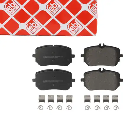 febi 186403 Bremsbel&auml;ge f&uuml;r MERCEDES W177 V177 W247 C118 H247 mit 318mm Scheiben vorne