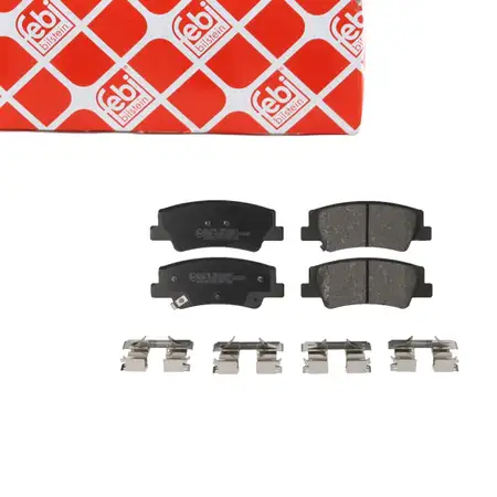 febi 186399 Bremsbel&auml;ge Bremskl&ouml;tze f&uuml;r HYUNDAI Tucson NX4 KIA Sportage 5 NQ5 hinten